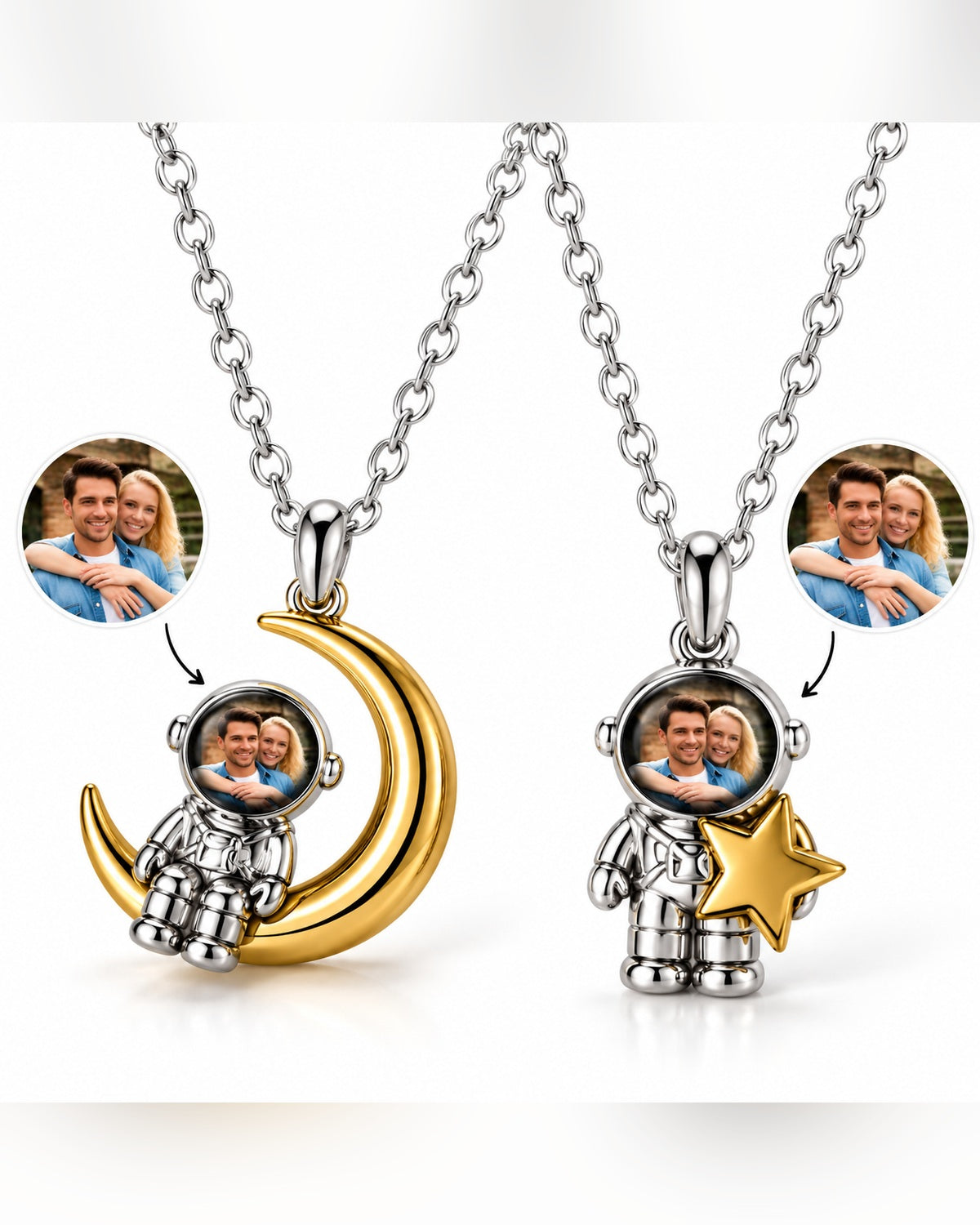 Collar Astronauta con Foto